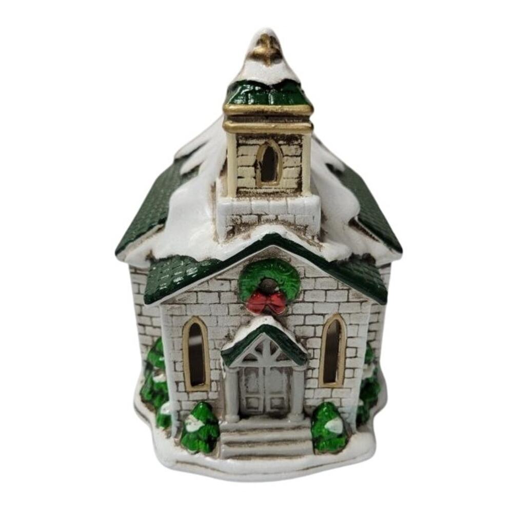 Vintage HOMCO Christmas Village…St John’s Church…#8952